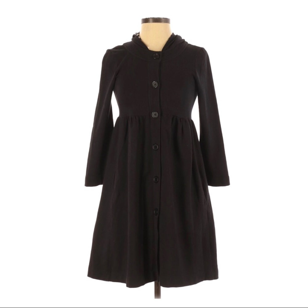NWOT Splendid Ultra Soft Thick Jersey Sweatshirt Dress with Striped Hood